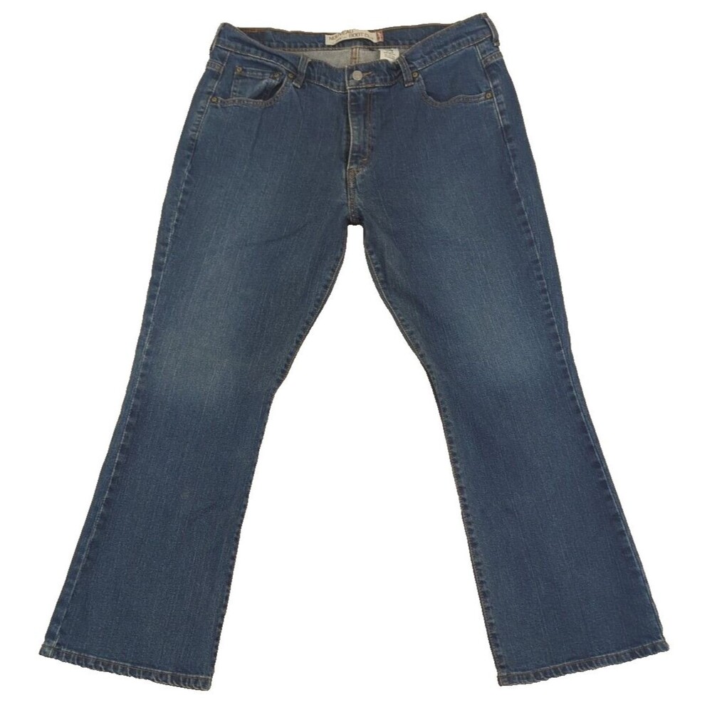 Vintage Levi's Womens Jeans 515 Nouveau Sz 16 Low Bootcut Denim Relaxed Flare